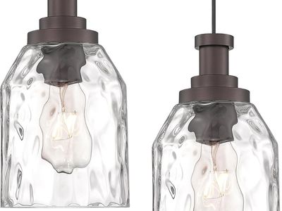 3 Pack - Rubbed Bronze Modern Pendant Island Kitchen Lights
