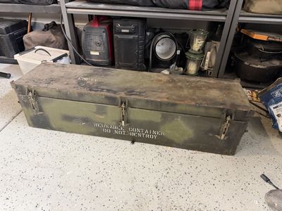 Heavy Duty Military Steel Ammo Box