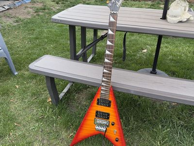 Jackson KVX10 King V Electric Guitar - Flame Top - Made in Japan