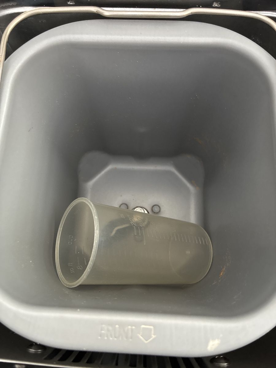 Bread Maker Pan with Measuring Cup - Used