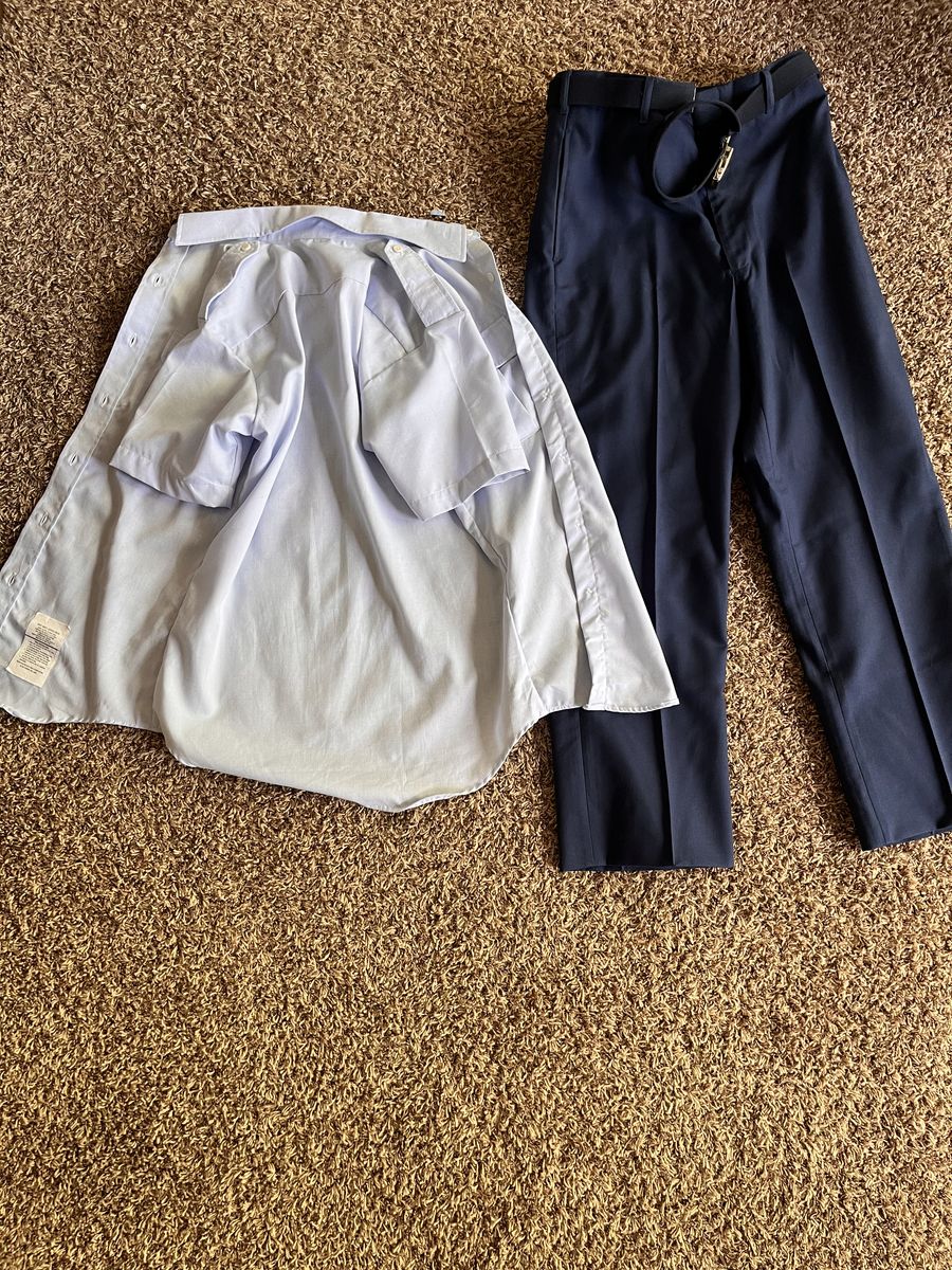 Full Civil Air Patrol Dress Uniform - Shirt, pants, hat, shoes & belt