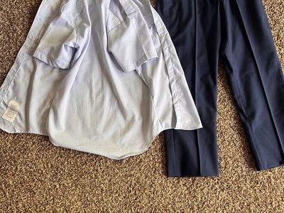 Full Civil Air Patrol Dress Uniform - Shirt, pants, hat, shoes & belt