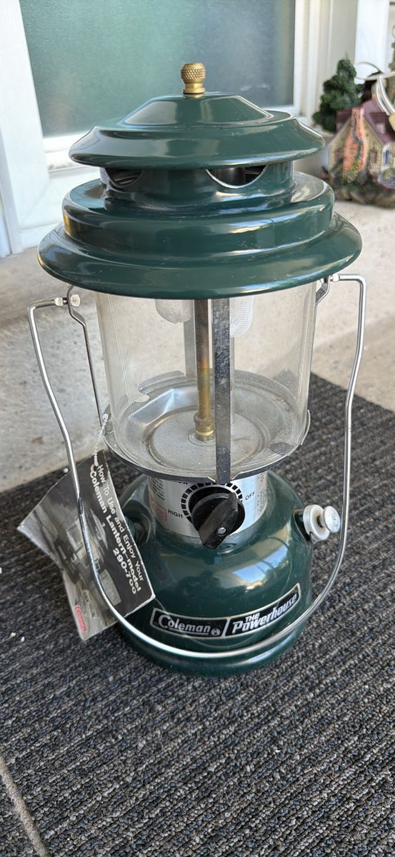Coleman Powerhouse Model 290-700 Dual Fuel Lantern - Camping & Outdoors