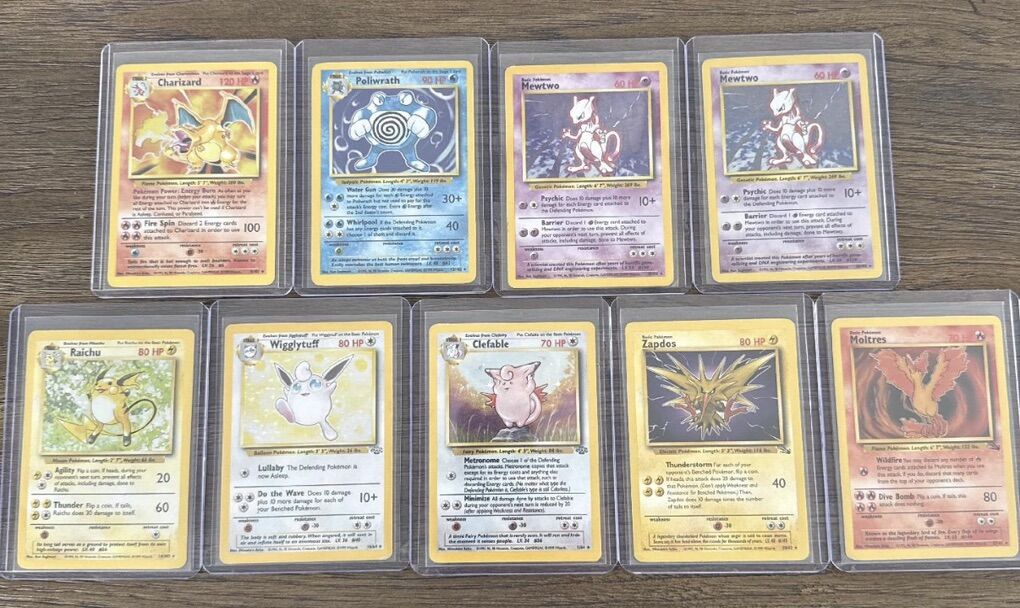 Massive Vintage Pokemon Lot Base Fossil Jungle