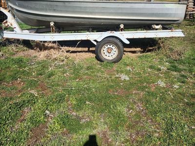 Fishing boat with trailer