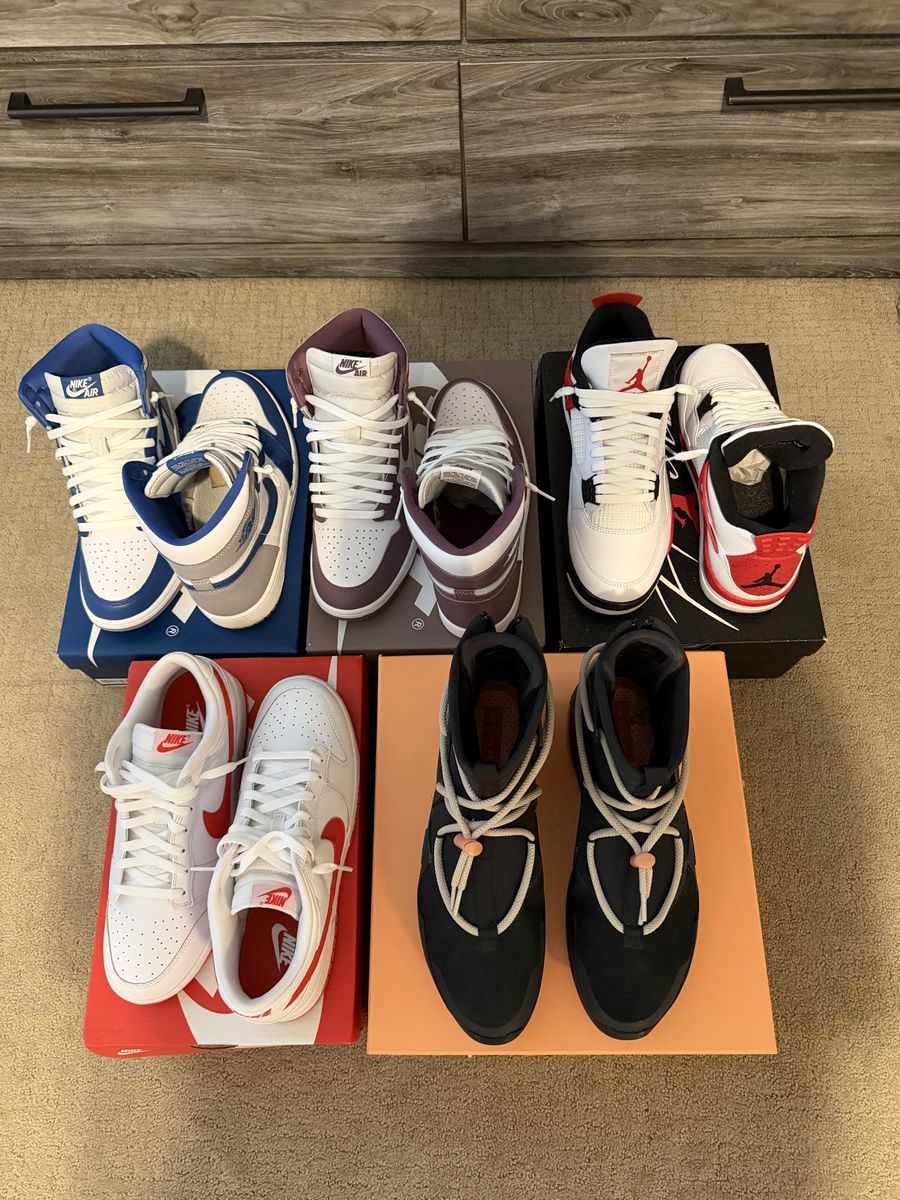 Nike & Jordan Sneaker Collection Assorted Models Sizes