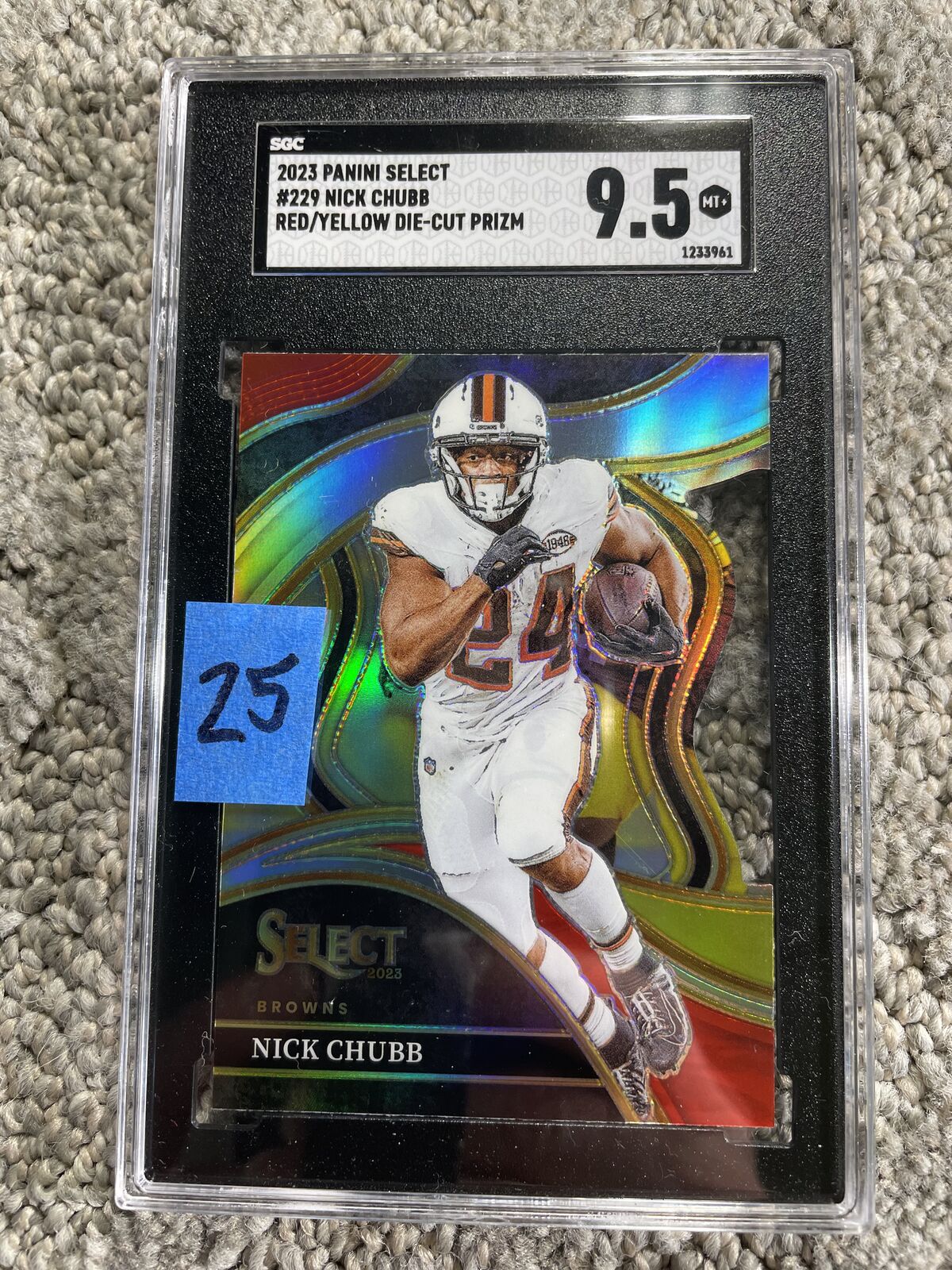Cleveland Browns graded slabs