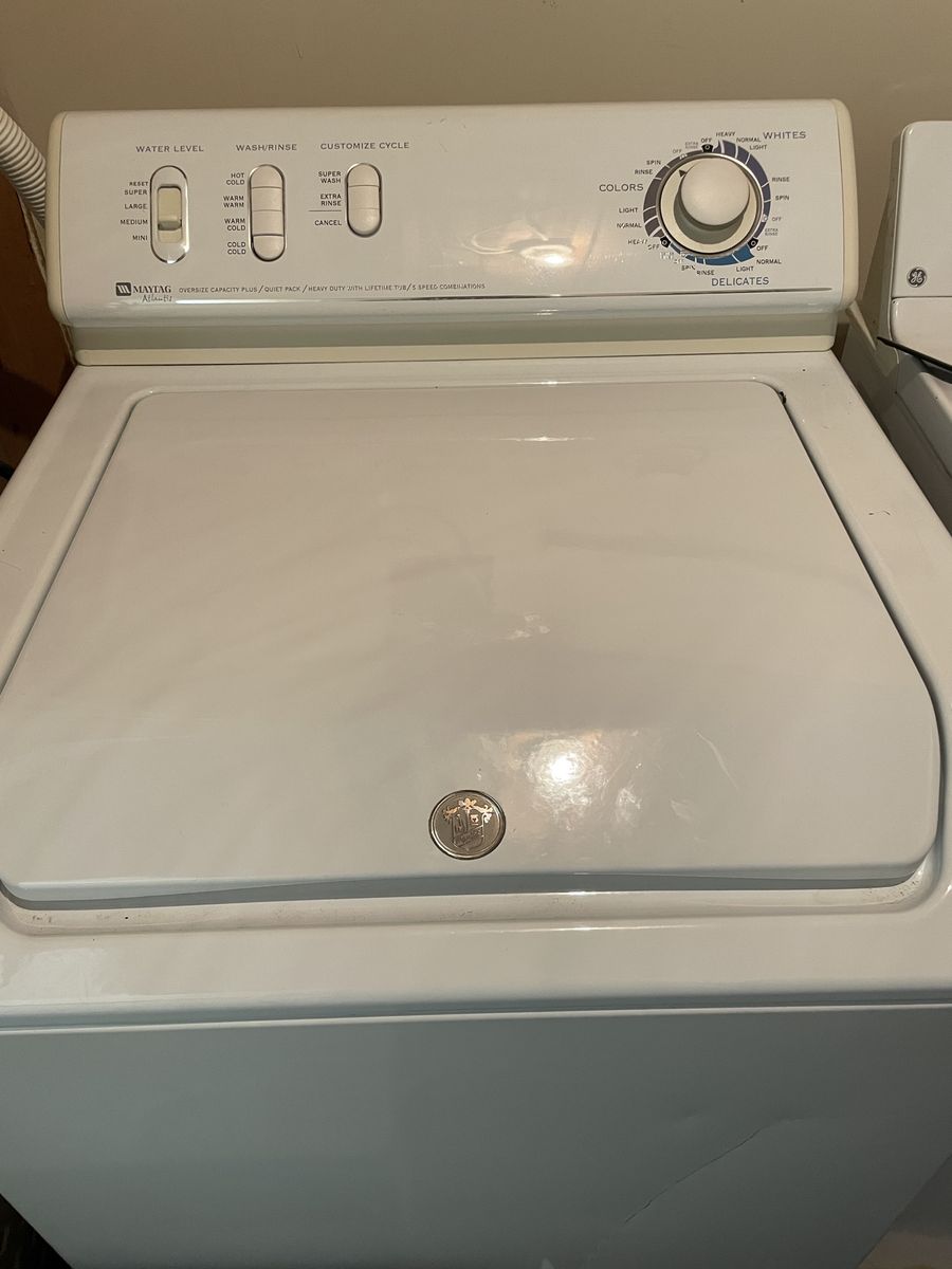 Maytag large capacity washer