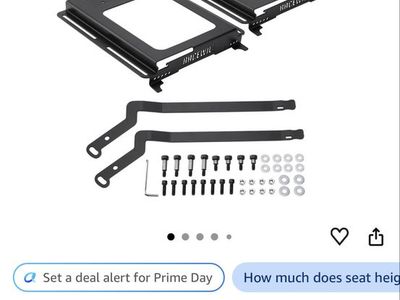 Racewill 2-Pack UTV Lower & Recline Seat Base Accessories for Polaris RZR 800/900/S 1000/XP 1000/XP Turbo/Turbo S/RS1