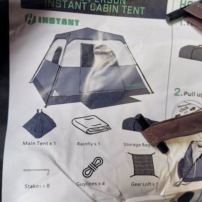 4 Person Instant Popup Cabin Tent NEW