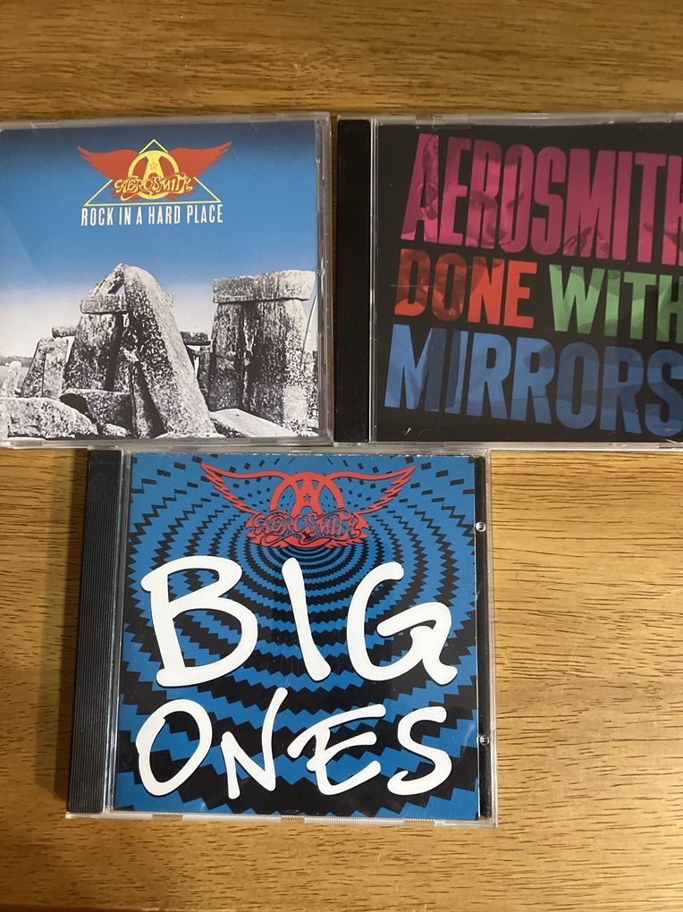Set Of 3 Aerosmith CDs