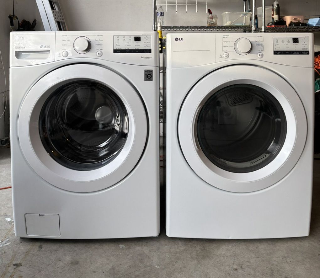 Lg Washer &Electric Dryer