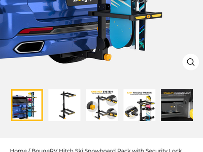 BougieRV ski hitch rack - brand new