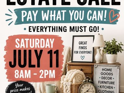 Moving Estate Sale - Home Goods, Decor, Furniture, Kitchen, Clothing & More - Roy, UT