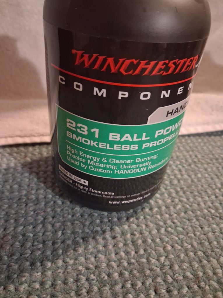 Winchester 231 Ball Powder Smokeless Propellant.Powder