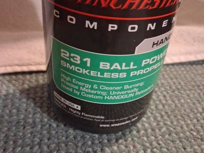 Winchester 231 Ball Powder Smokeless Propellant.Powder