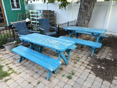 Handmade Cute Picnic Tables