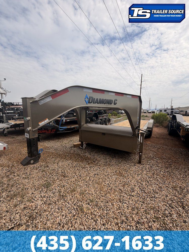 7x26 Diamond C HDT-GN 307 Gooseneck Tilt Trailer - 24K GVWR -