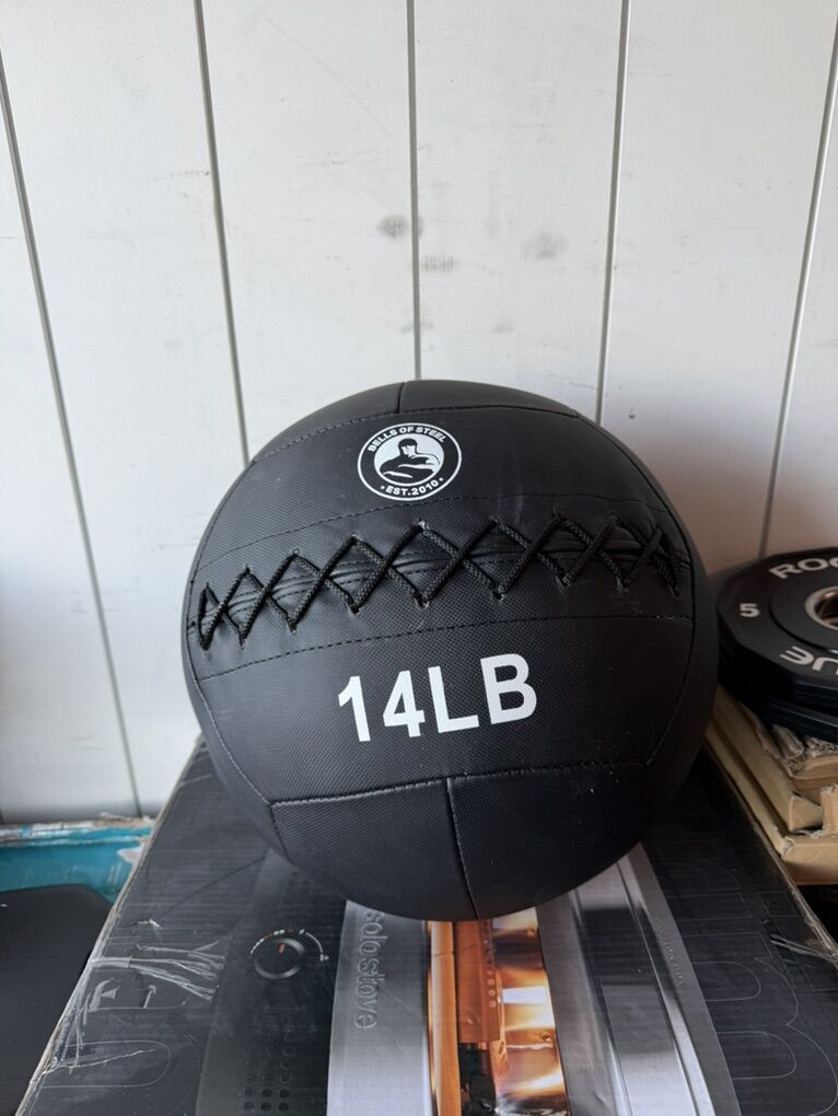 New 14 Pound Bells Of Steel Wall Ball
