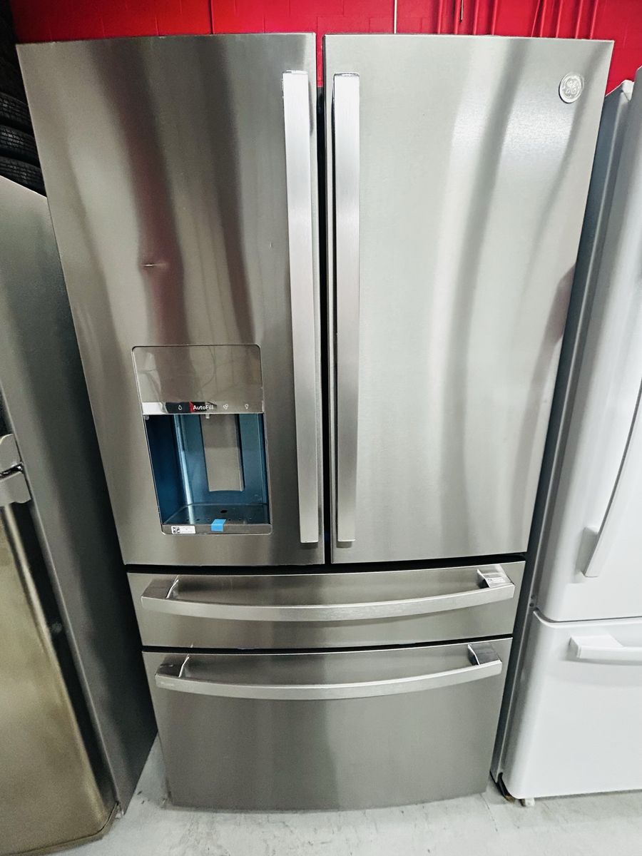 Ge Stainless Steel French 4 Door Refrigerator