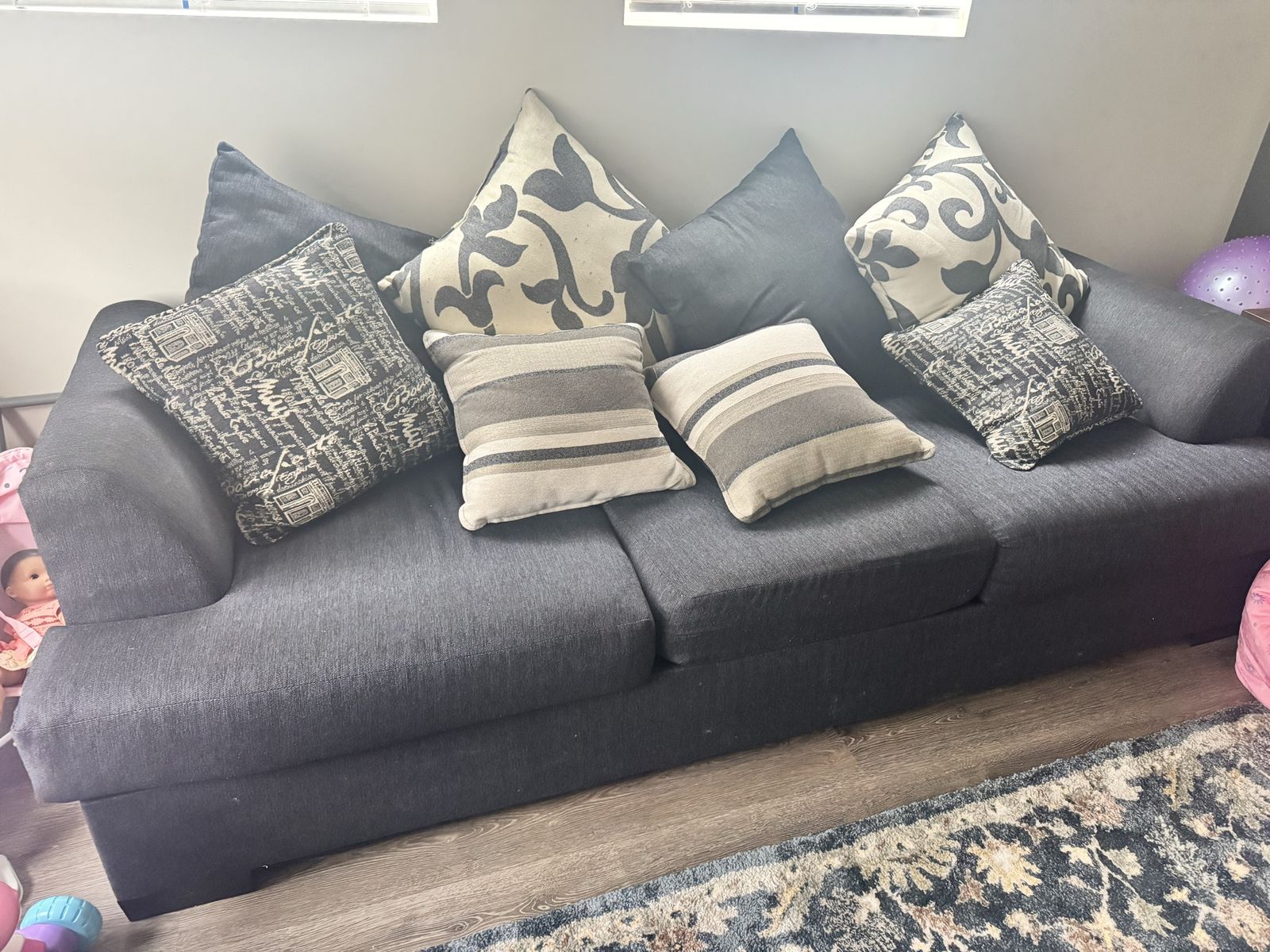 RC Willey Blue Couch