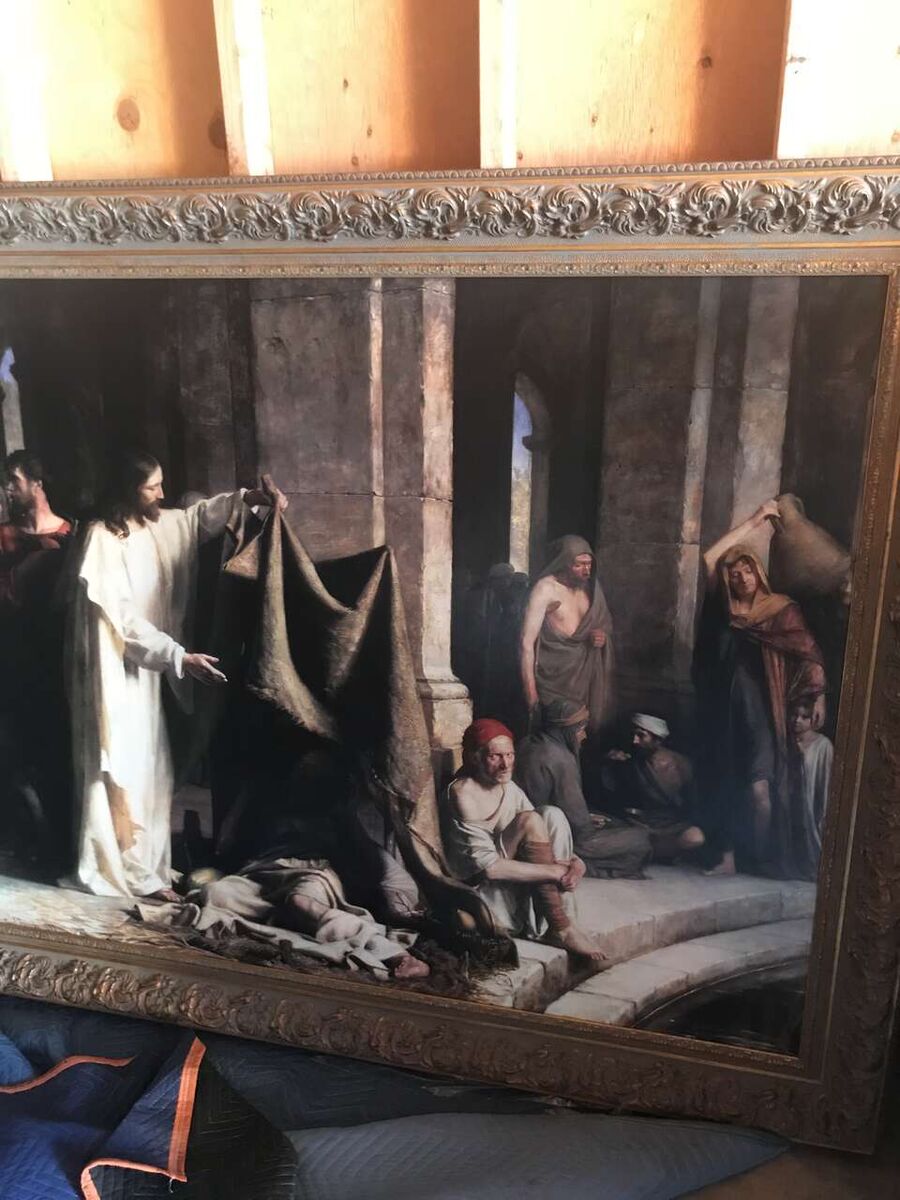 Carl Bloch Framed Art