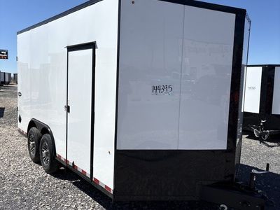 8.5x16 Look Element SE Enclosed Cargo Trailer - 7'6" Interior - 14K GVWR - .080 PolyCor, Alloy Wheels, Black Out Package