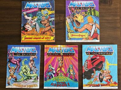 1983, 1984, 1985 He Man Masters of the Universe Mini Comic Books