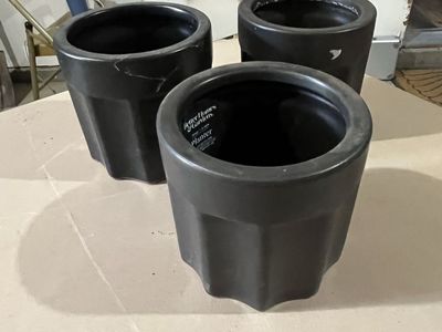Flower Pots – Black – 5 Inches