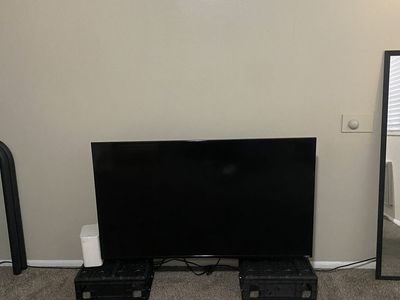 Old Smart Tv And Soundbar