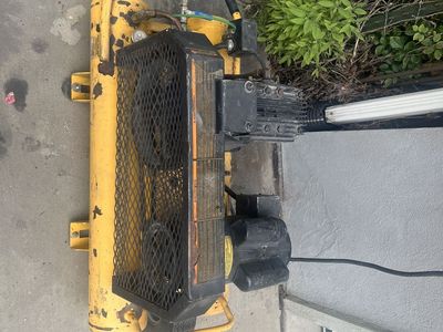 Job site wheelbarrow air compressor