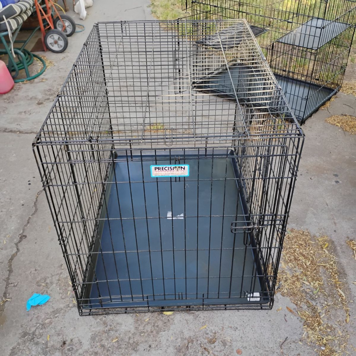 X-Large Folding Dog Crate/kennel 42Inch 2Door