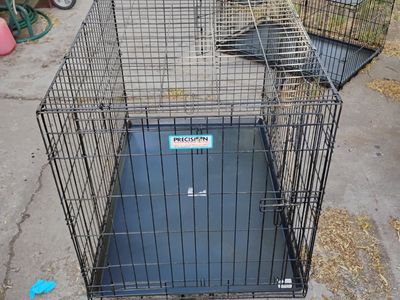 X-Large Folding Dog Crate/kennel 42Inch 2Door