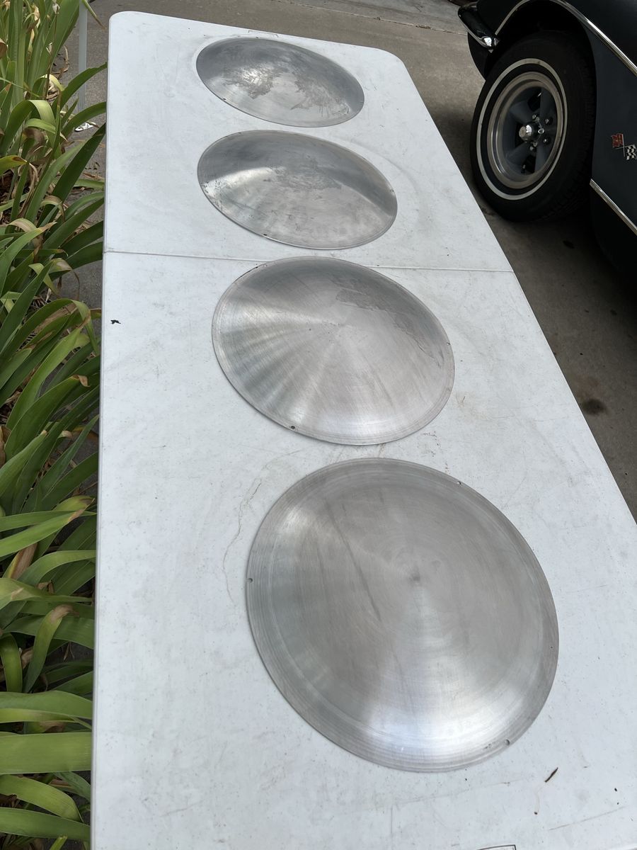 Vintage Moon Eye Wheel Covers Hubcaps Set of 4