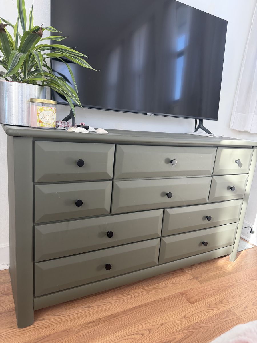 Modern Olive Green Dresser