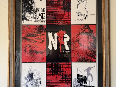 No regrets skateboard poster
