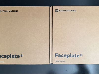 Valve Steam Machine Walnut and Red Fabric Faceplate Unopened