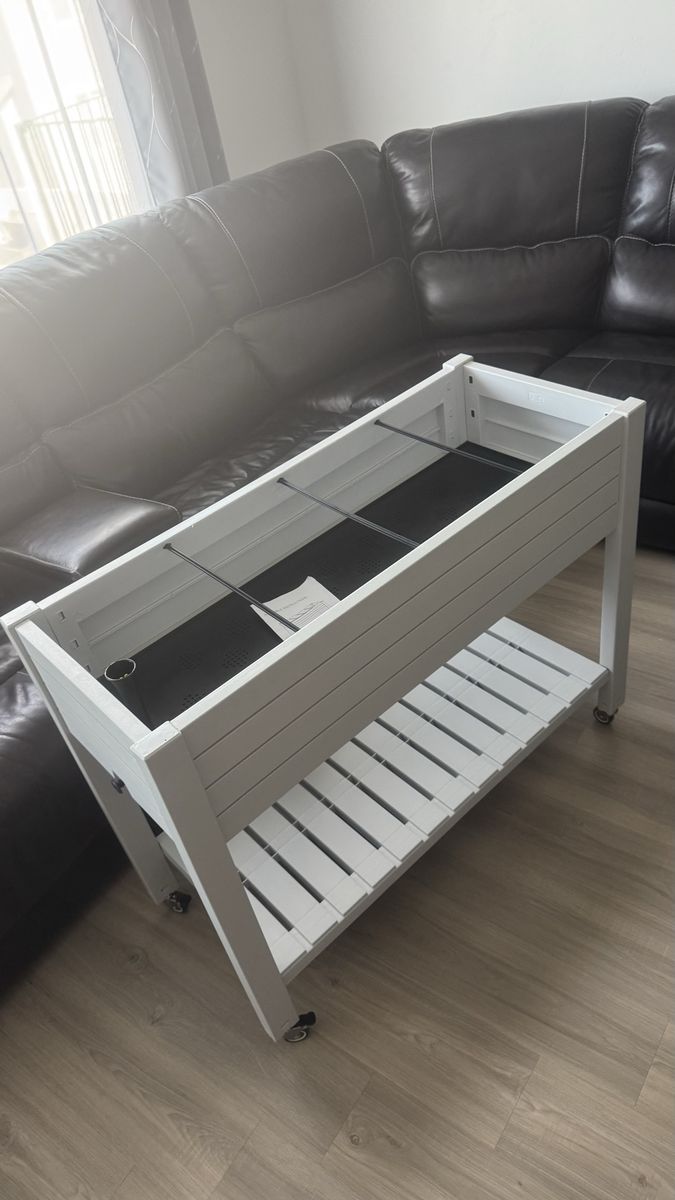 NEW Tall Raised Garden Bed with Wheels
