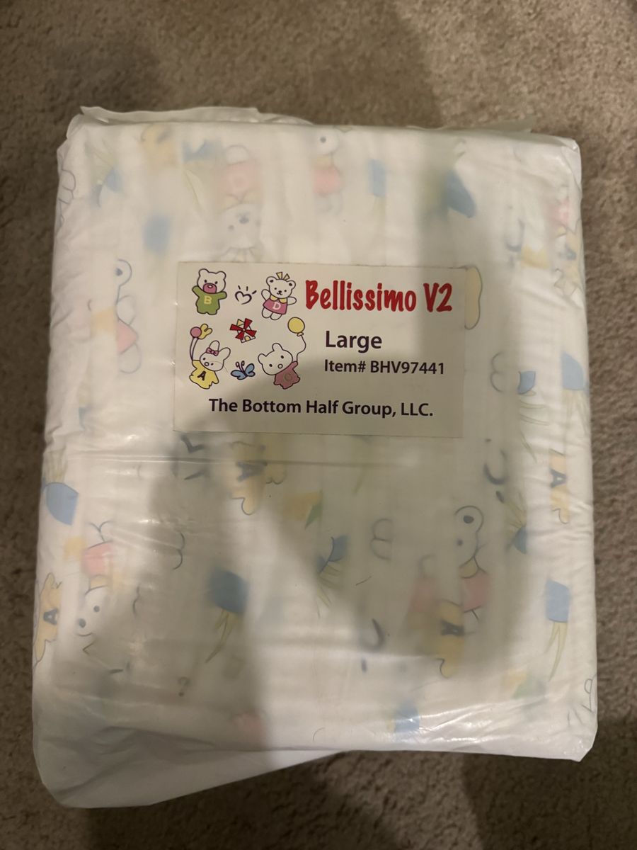 Bellissimo V2 Large Disposable Diapers - Unopened Pack