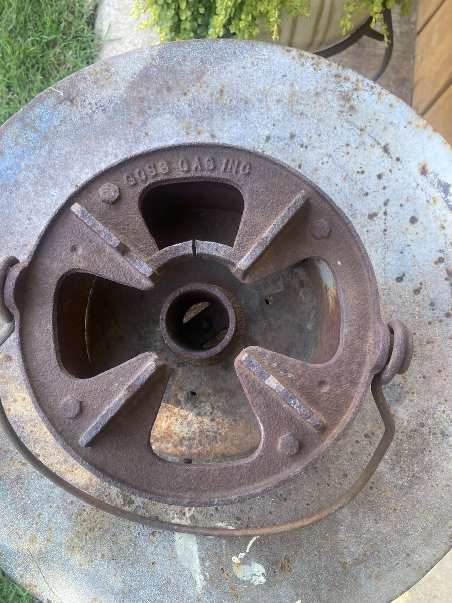Goss Gas Inc Cast Iron Outdoor Gas Burner Stove with Handle