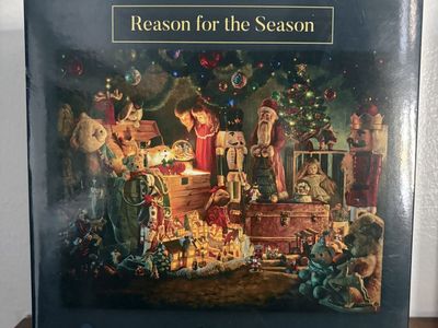 Story Guild “Reason for the Season” Greg Olsen 500 Piece Puzzle Santa Nativity