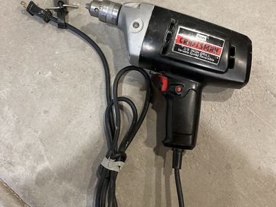 Vintage Craftsman 3/8 Inch Variable Speed Reversible Corded Drill