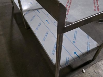 Stainless Steel Table with shelf 8'