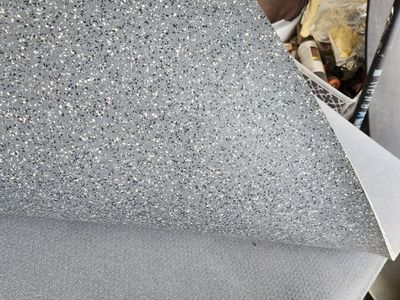 Grey Speckled Rubber Flooring Tiles Stack (40) 36"x36"