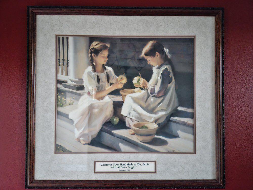 Framed print picture