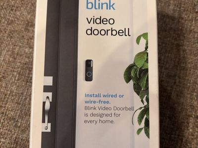 Brand New Blink Video Doorbell Camera In Box