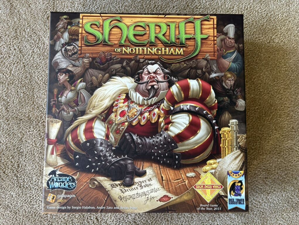 COMPLETE Sheriff of Nottingham Game (1st Edition)