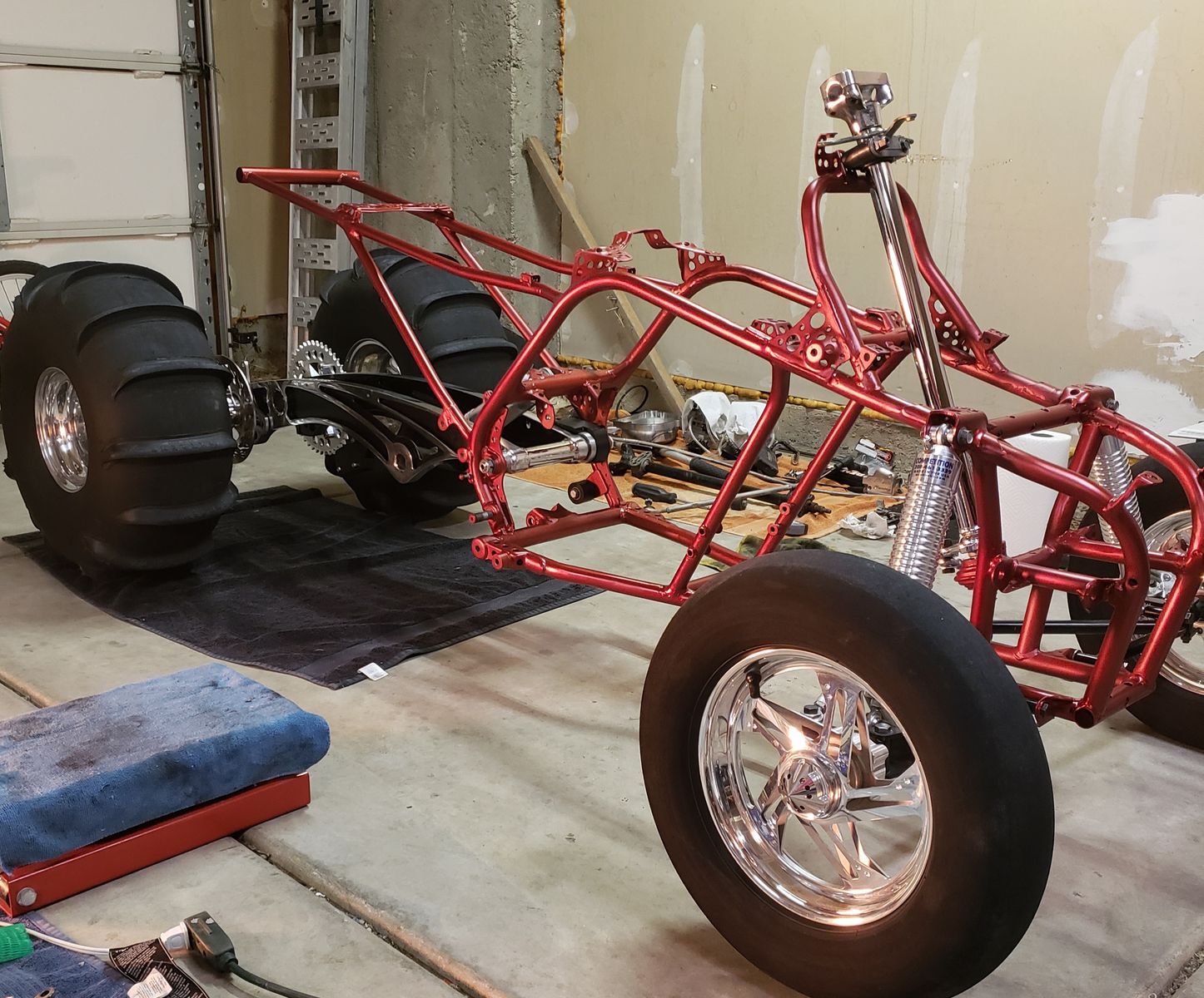 Yamaha Banshee frame FULL CHROMOLLY with vin number 