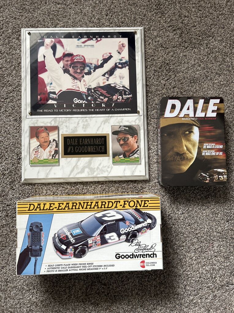 Dale Earnhardt Mega Collection NASCAR Plaque & DVD