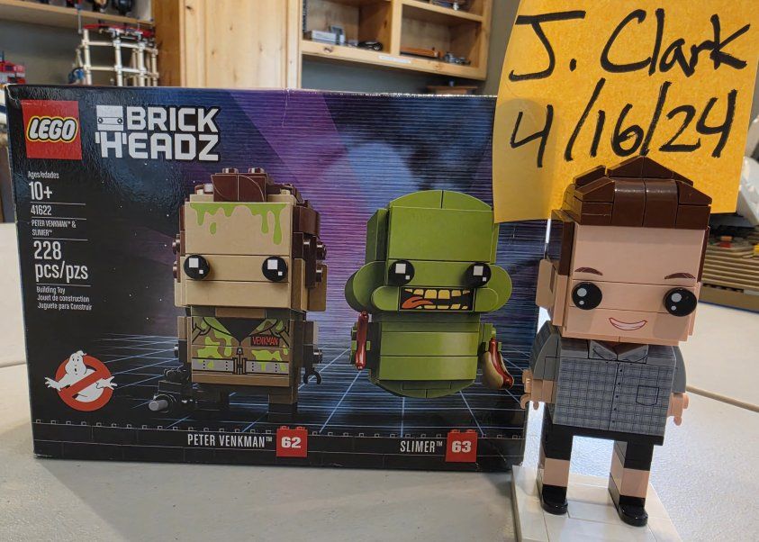 LEGO Brick Headz Set 41622-Peter Venkman & Slimer
